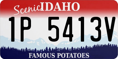 ID license plate 1P5413V