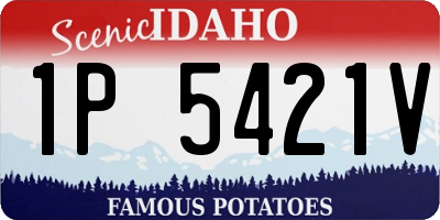 ID license plate 1P5421V
