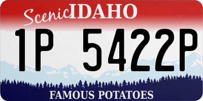 ID license plate 1P5422P