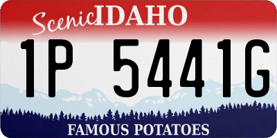 ID license plate 1P5441G