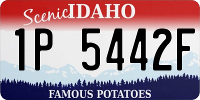 ID license plate 1P5442F
