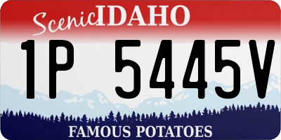 ID license plate 1P5445V