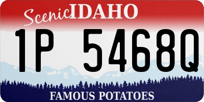 ID license plate 1P5468Q