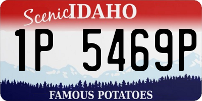 ID license plate 1P5469P