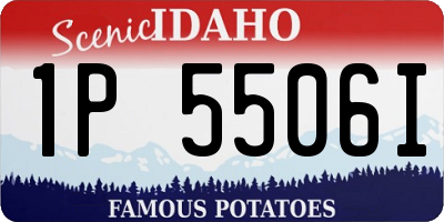 ID license plate 1P5506I