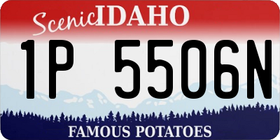 ID license plate 1P5506N