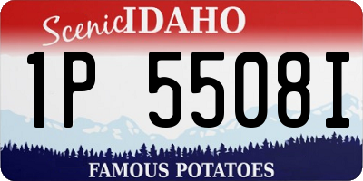 ID license plate 1P5508I