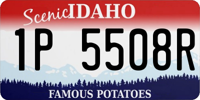 ID license plate 1P5508R