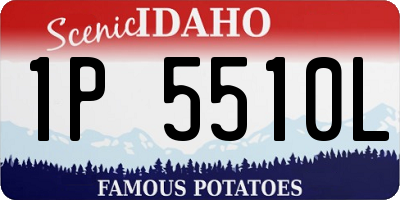 ID license plate 1P5510L