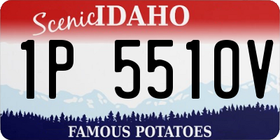 ID license plate 1P5510V