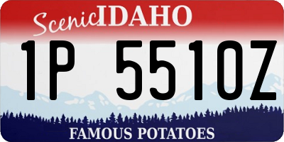 ID license plate 1P5510Z