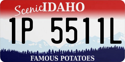 ID license plate 1P5511L
