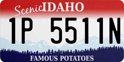 ID license plate 1P5511N