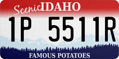 ID license plate 1P5511R