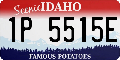 ID license plate 1P5515E