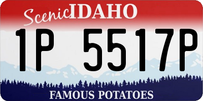 ID license plate 1P5517P