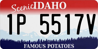 ID license plate 1P5517V