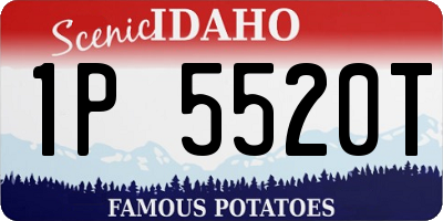 ID license plate 1P5520T