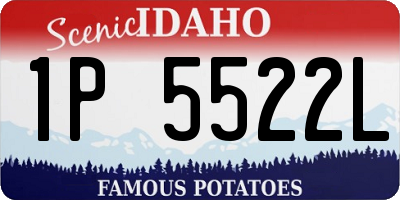 ID license plate 1P5522L