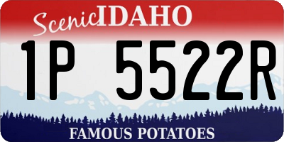 ID license plate 1P5522R