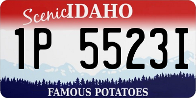 ID license plate 1P5523I