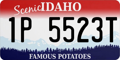 ID license plate 1P5523T