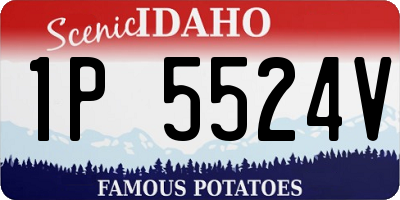 ID license plate 1P5524V