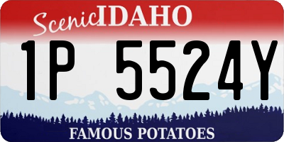 ID license plate 1P5524Y