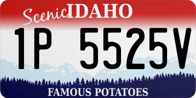ID license plate 1P5525V