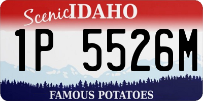 ID license plate 1P5526M