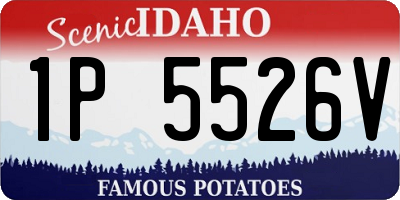ID license plate 1P5526V