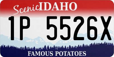 ID license plate 1P5526X