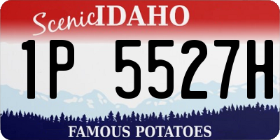 ID license plate 1P5527H