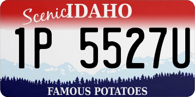 ID license plate 1P5527U