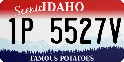 ID license plate 1P5527V
