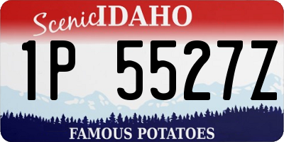 ID license plate 1P5527Z