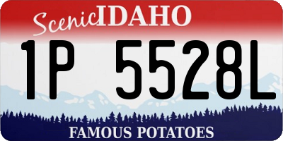 ID license plate 1P5528L