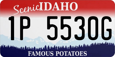 ID license plate 1P5530G
