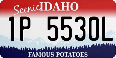 ID license plate 1P5530L