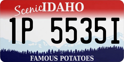 ID license plate 1P5535I