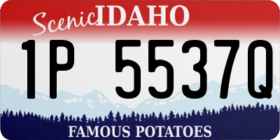 ID license plate 1P5537Q