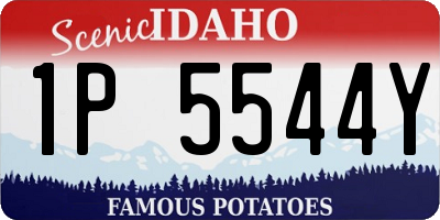 ID license plate 1P5544Y