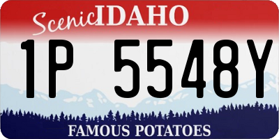 ID license plate 1P5548Y
