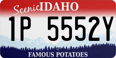 ID license plate 1P5552Y