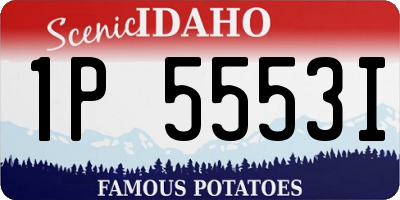 ID license plate 1P5553I
