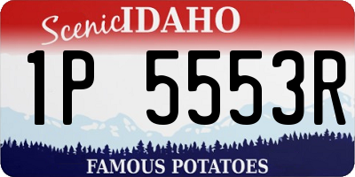 ID license plate 1P5553R