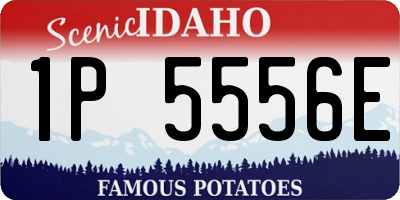 ID license plate 1P5556E