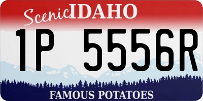 ID license plate 1P5556R