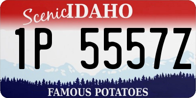 ID license plate 1P5557Z