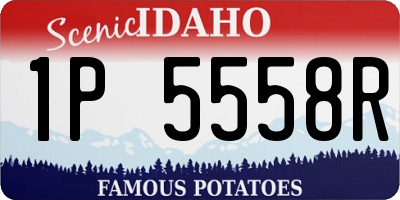 ID license plate 1P5558R
